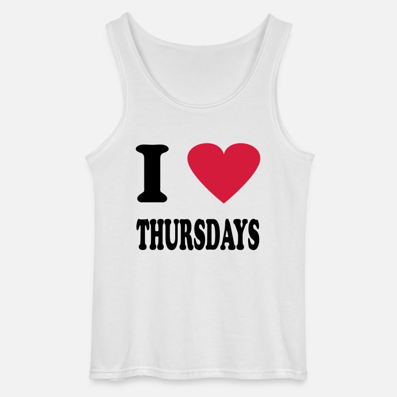 thursday - Gildan Männer Tank Top - Weiß