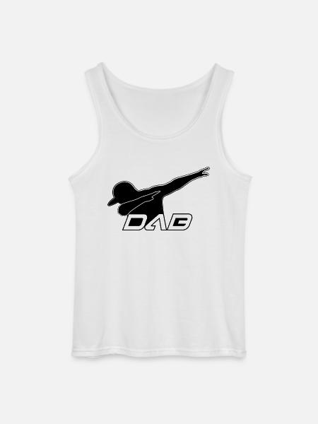 DAB black style - Gildan Männer Tank Top - Weiß