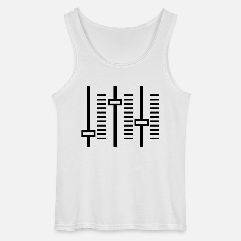 DJ controllers - Gildan Männer Tank Top - Weiß