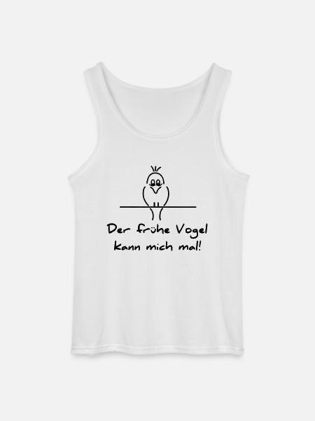 Early Bird - Gildan Men’s Tank Top - white