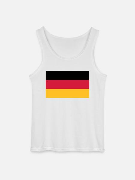 Germany flag - Gildan Men’s Tank Top - white