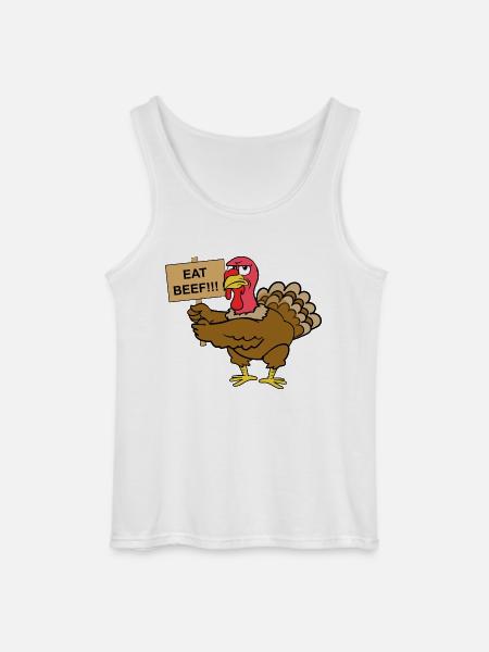 Thanksgiving turkey turkey - Gildan Men’s Tank Top - white