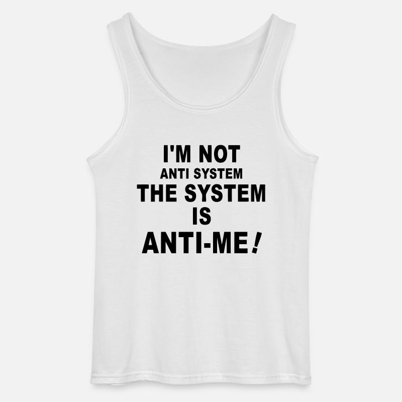 the system - Gildan Männer Tank Top - Weiß