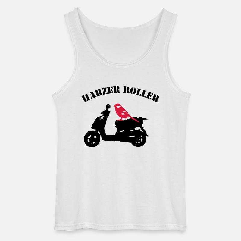 Harzer Roller - Gildan Männer Tank Top - Weiß