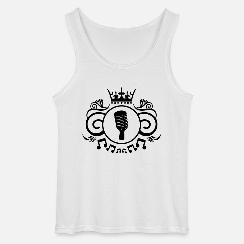 mic2 - Gildan Men’s Tank Top - white