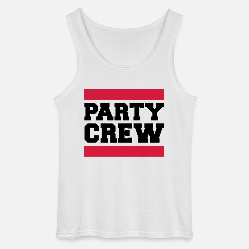 Party Crew Design - Gildan Männer Tank Top - Weiß