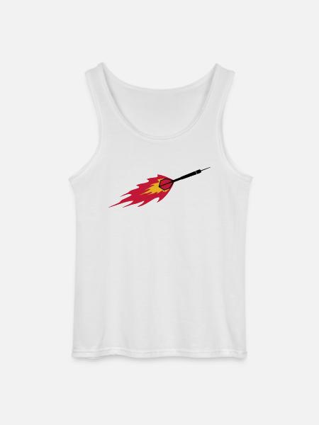 Dart Fire - Débardeur Gildan Homme - blanc
