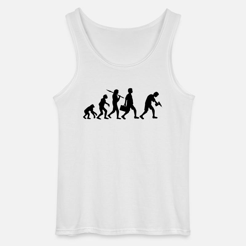Craftsman Evolution - Gildan Männer Tank Top - Weiß