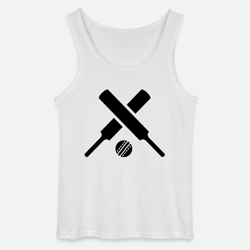 Cricket - Gildan Männer Tank Top - Weiß