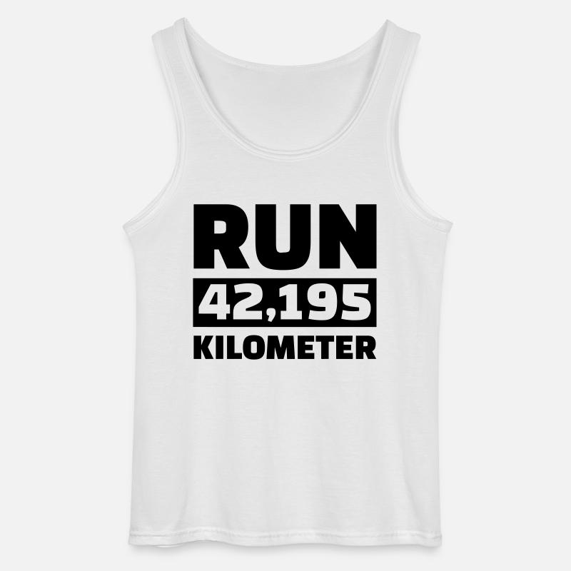 Marathon - Gildan Männer Tank Top - Weiß