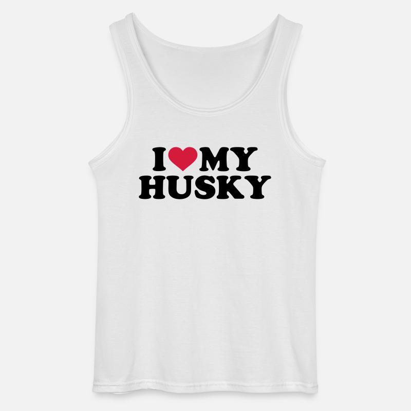 Husky - Gildan Männer Tank Top - Weiß