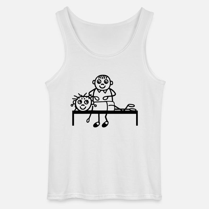 Physiotherapie Physiotherapeut - Gildan Männer Tank Top - Weiß