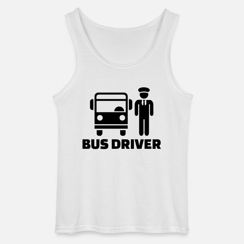 Busfahrer - Gildan Männer Tank Top - Weiß
