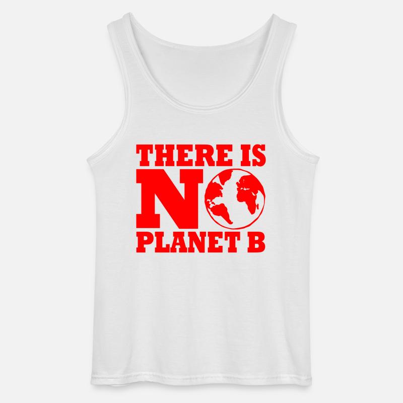 There is no planet B - Gildan Männer Tank Top - Weiß