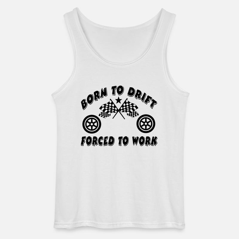 Auto - Gildan Männer Tank Top - Weiß