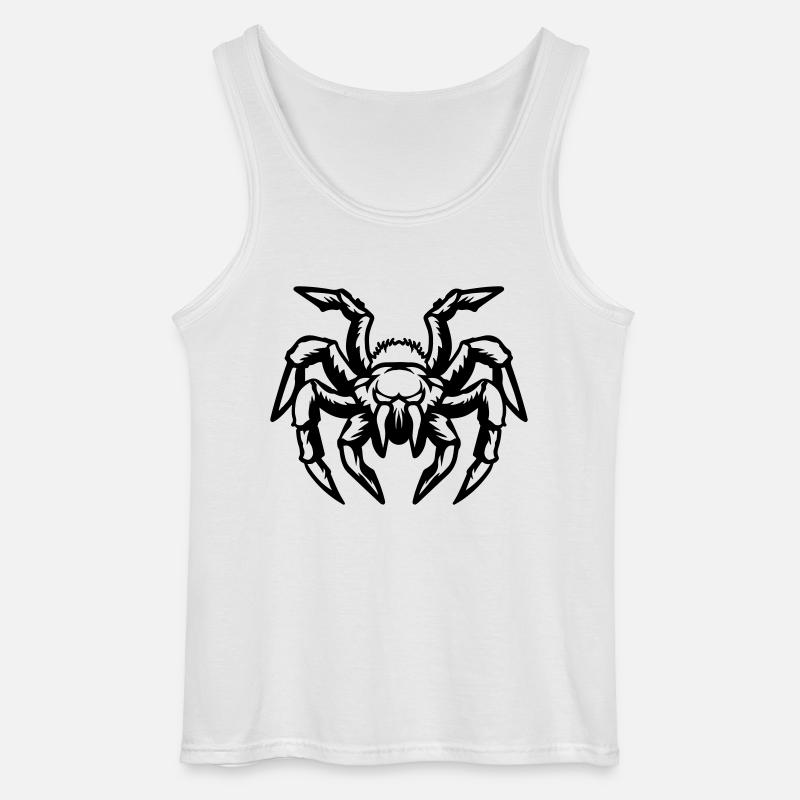 spinne - Gildan Männer Tank Top - Weiß