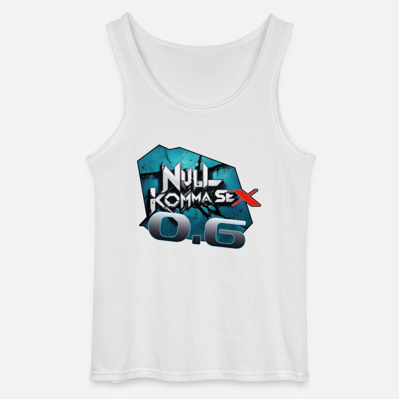 Nullkomma sechs - Gildan Männer Tank Top - Weiß