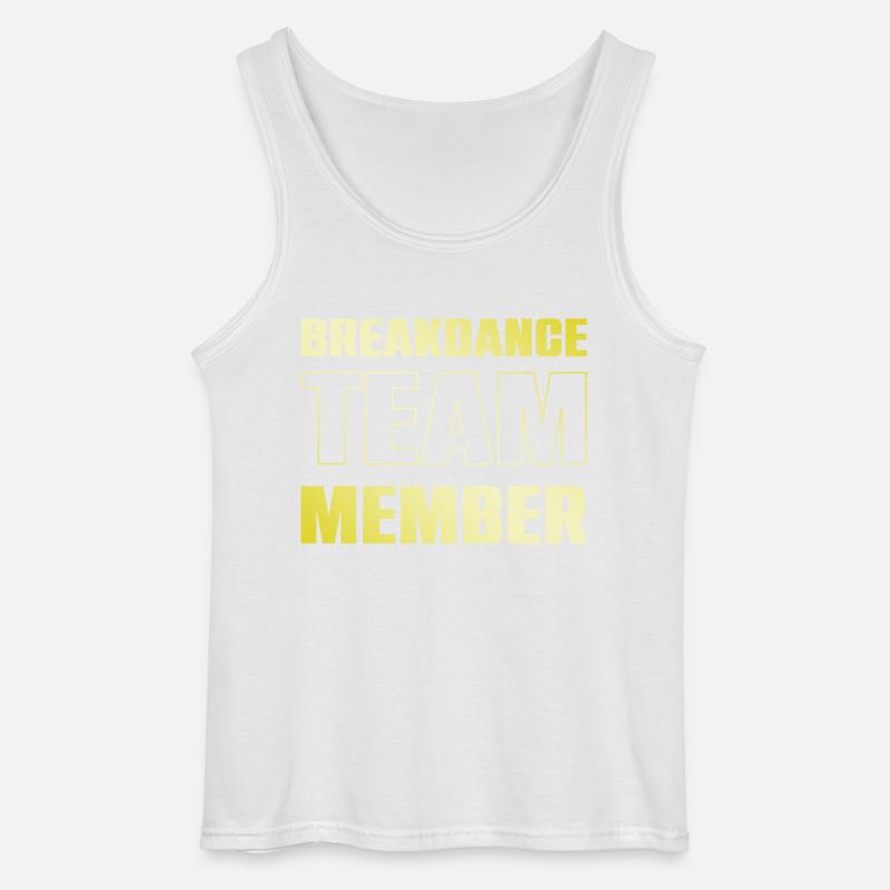 Breakdance Team - Gildan Männer Tank Top - Weiß