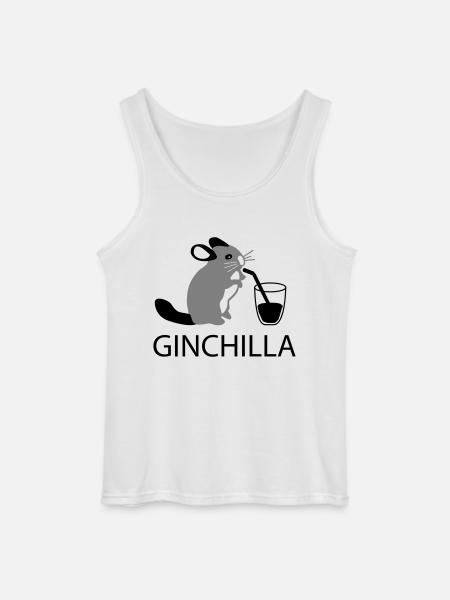 ginchilla - Gin and chilling - Gildan Men’s Tank Top - white