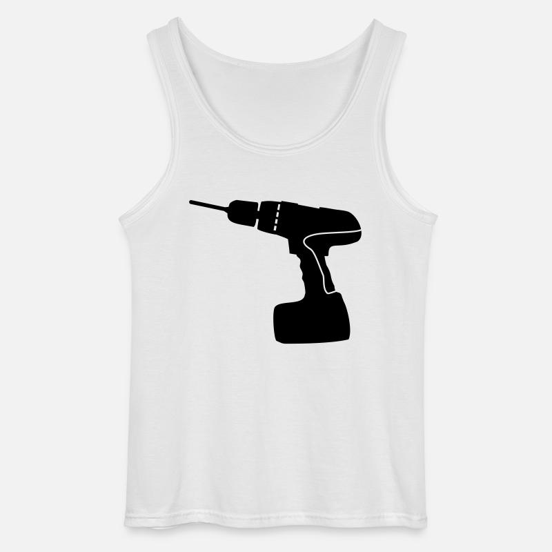 tool, tools - Gildan Men’s Tank Top - white