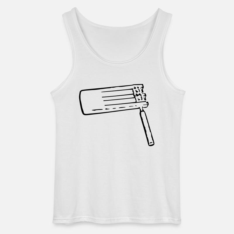 Rätsche - Gildan Männer Tank Top - Weiß