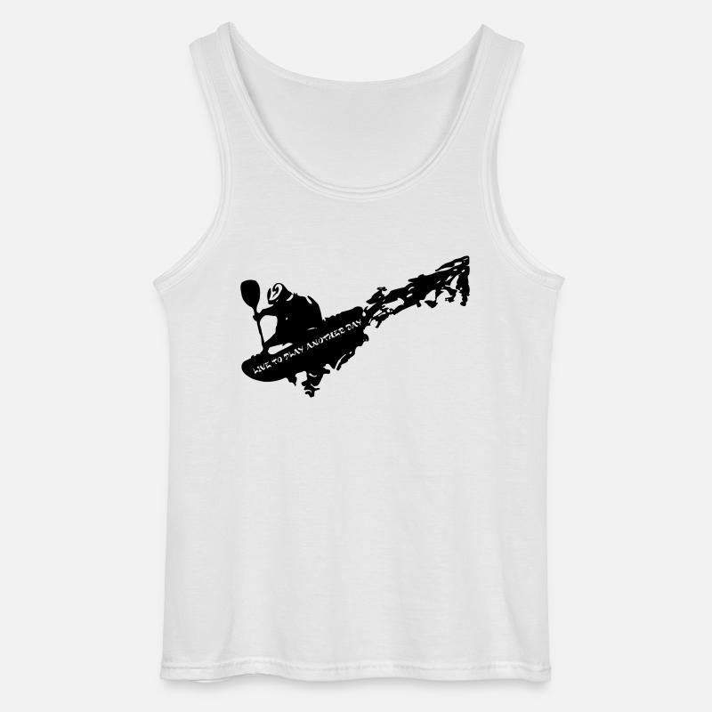 Paddler - Gildan Männer Tank Top - Weiß
