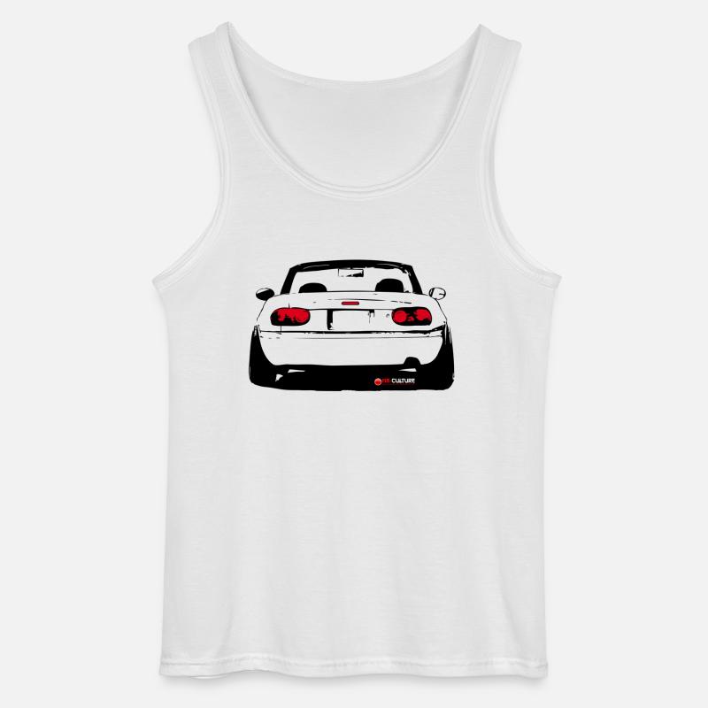 nac_kl_tail_weiss - Gildan Männer Tank Top - Weiß