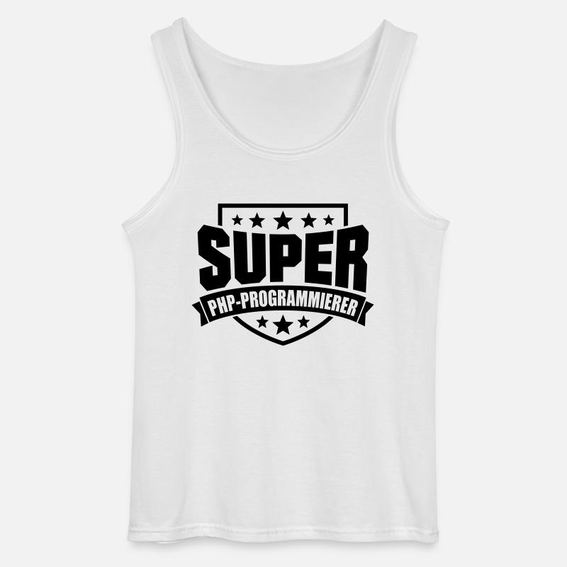 Super PHP-Programmierer - Gildan Männer Tank Top - Weiß
