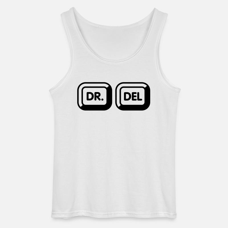 Doktor delete | 1c - Gildan Männer Tank Top - Weiß