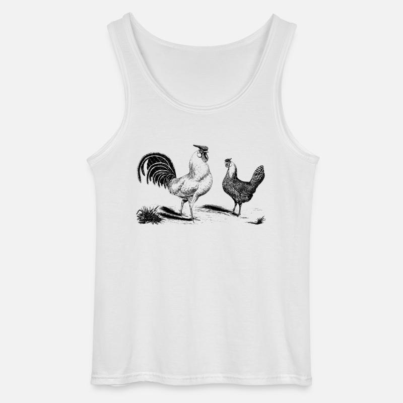 chicken237 - Gildan Männer Tank Top - Weiß
