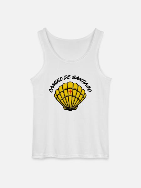 Camino de Santiago - Gildan Männer Tank Top - Weiß