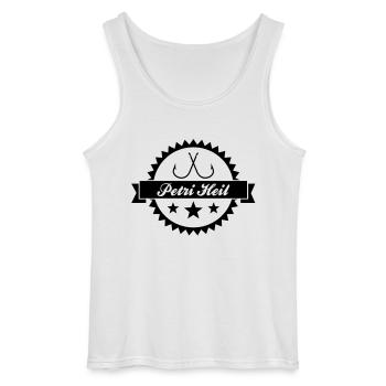 Petri Heil - Gildan Männer Tank Top - Weiß - Vorne - AI Model Male 185 dark (185cm)