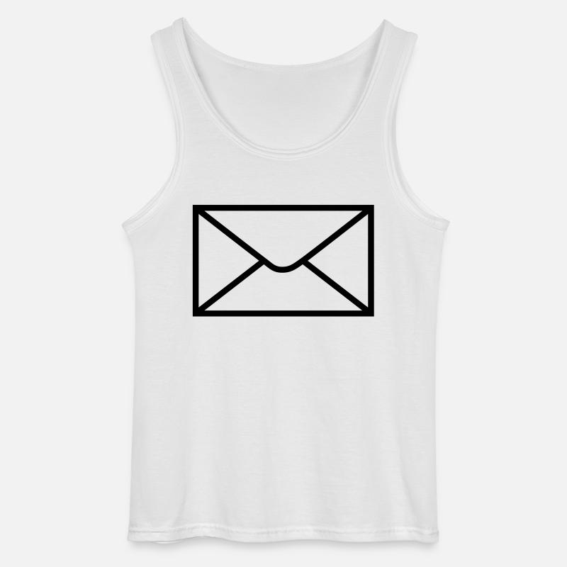 mail_post__f1 - Gildan Männer Tank Top - Weiß