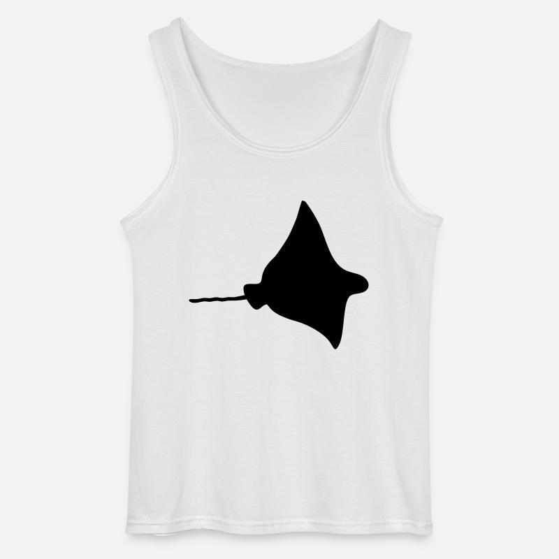 Rochen - Fisch - Gildan Männer Tank Top - Weiß
