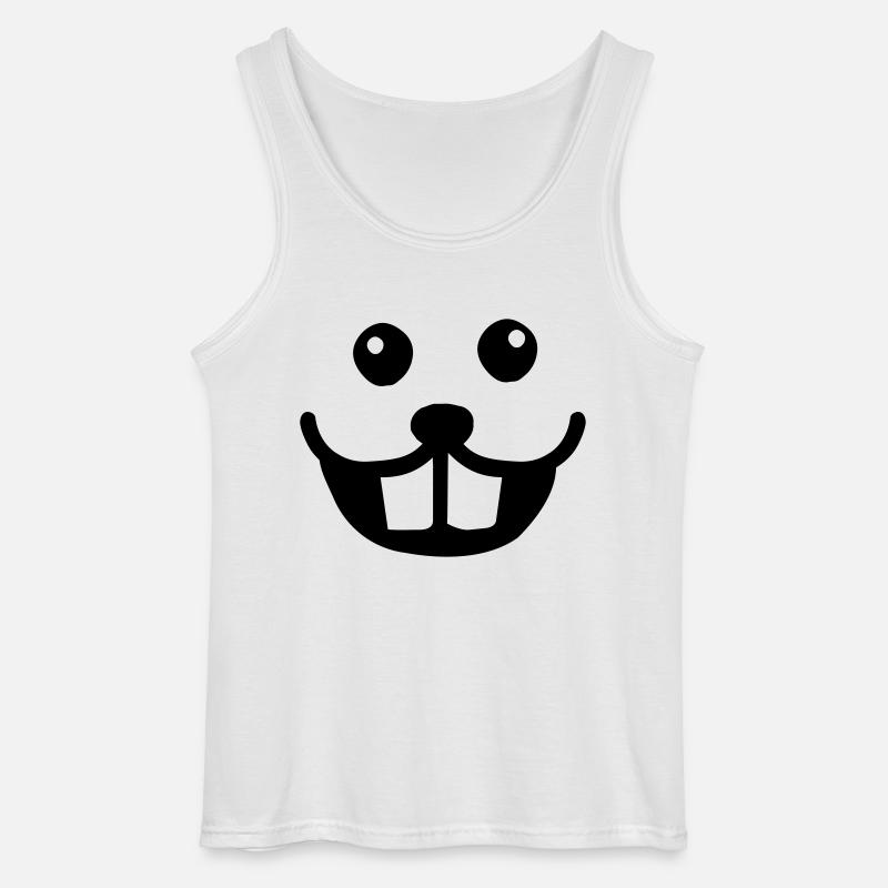 Biber - Gildan Männer Tank Top - Weiß