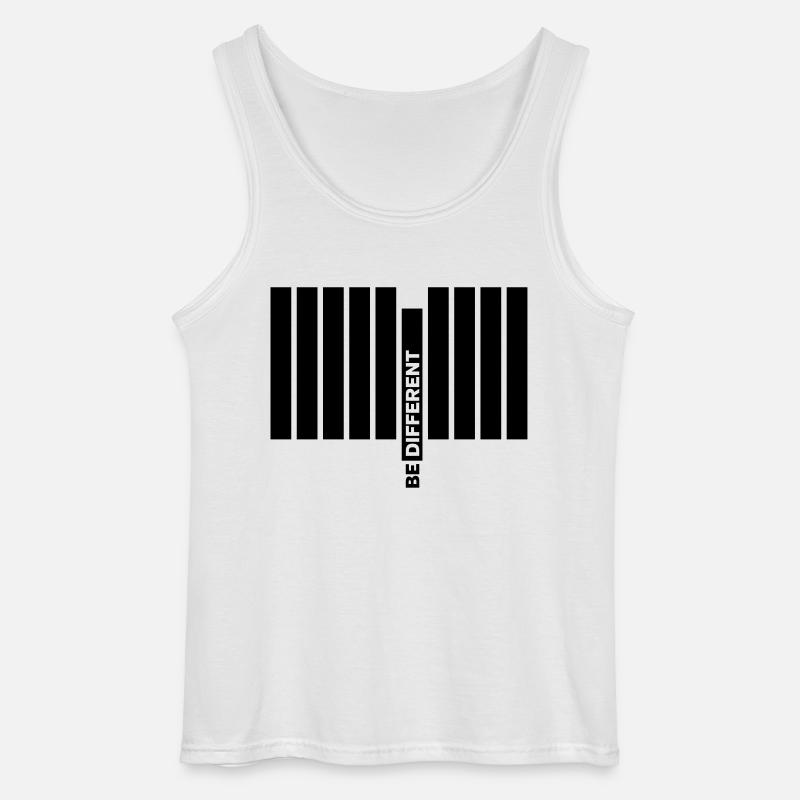 Be Different - Gildan Männer Tank Top - Weiß
