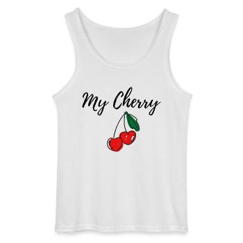 Idée cadeau de la personne préférée de My Cherry Sweetheart - Débardeur Gildan Homme - blanc - Devant - AI Model Male 185 dark (185cm)