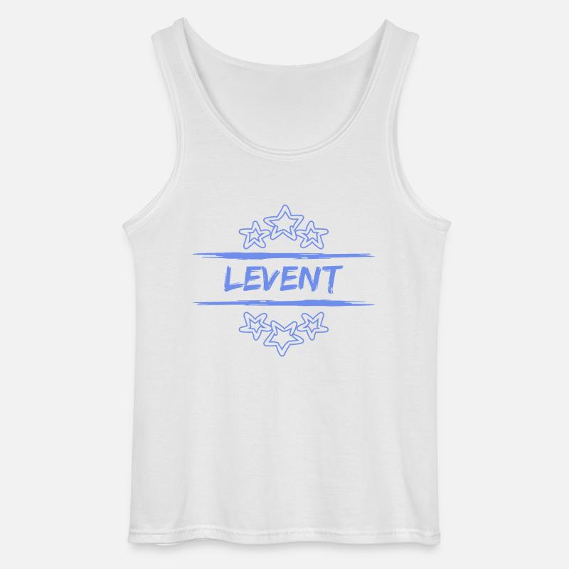 Levent als Levent - Gildan Männer Tank Top - Weiß