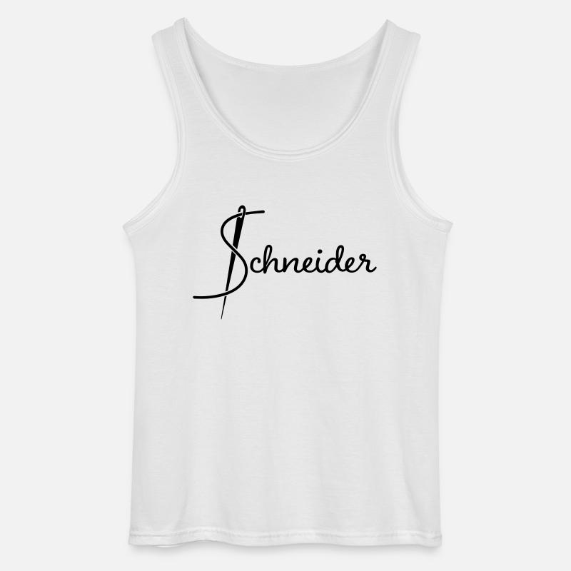 Schneider - Gildan Männer Tank Top - Weiß