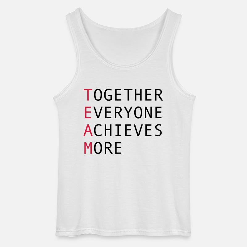 Team - Gildan Männer Tank Top - Weiß