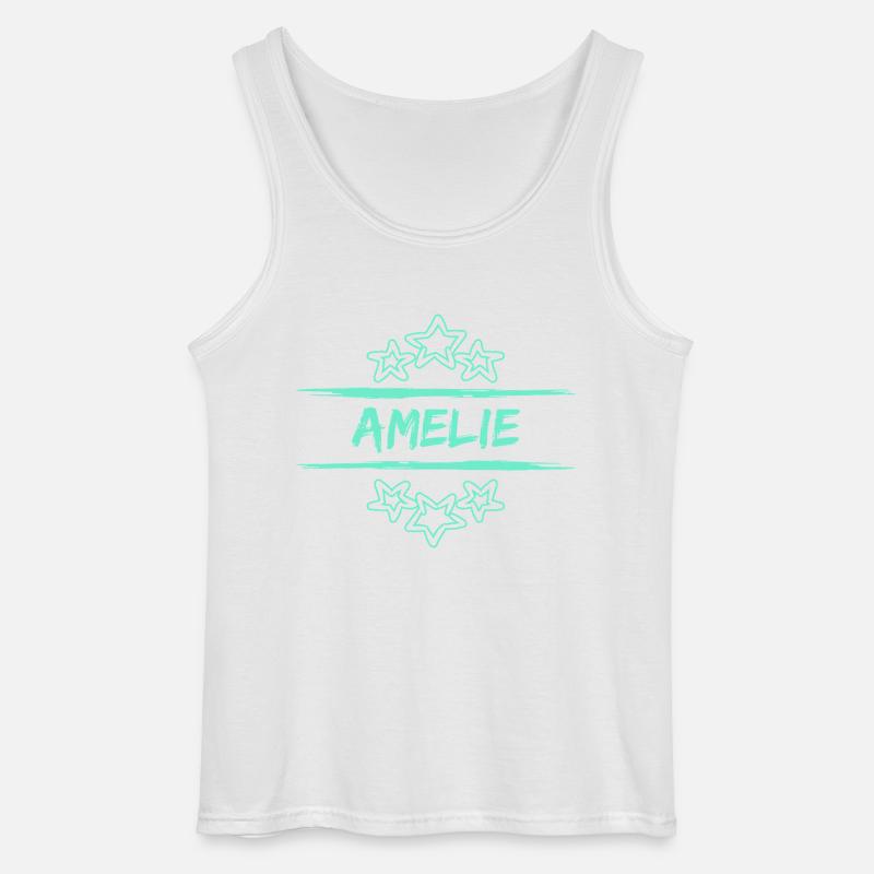 Amelie Amelie - Gildan Männer Tank Top - Weiß