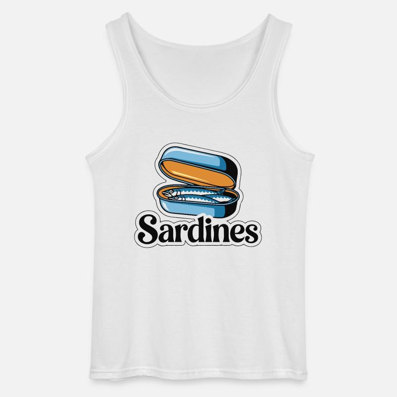 DOSENFUTTER - Gildan Männer Tank Top - Weiß