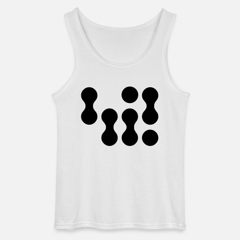 42 (weißer Text) EPS - Gildan Männer Tank Top - Weiß