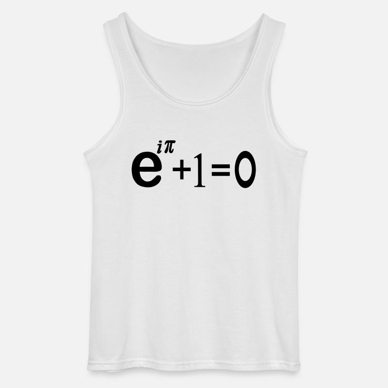 ei pi Gleichung - Gildan Männer Tank Top - Weiß