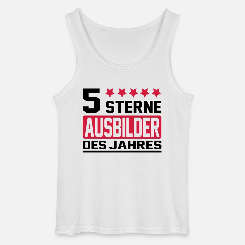 ausbilder - Gildan Männer Tank Top - Weiß