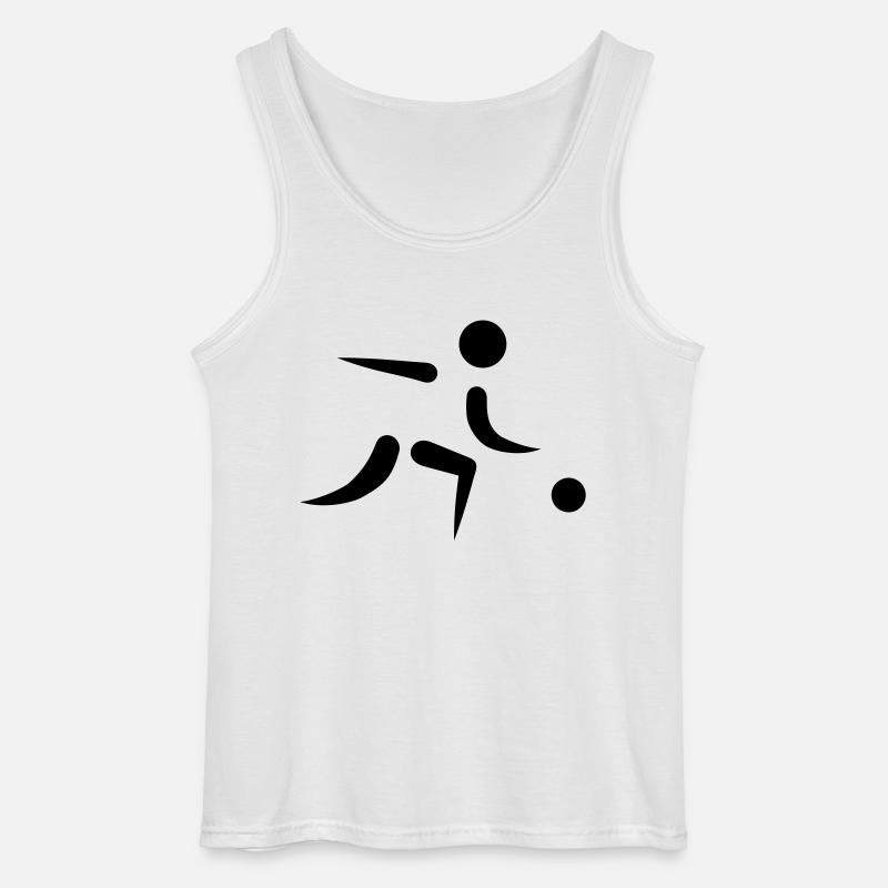 Bowling - Gildan Männer Tank Top - Weiß