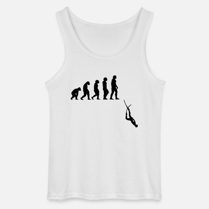 Evolution Apnea Diving - Gildan Men’s Tank Top - white