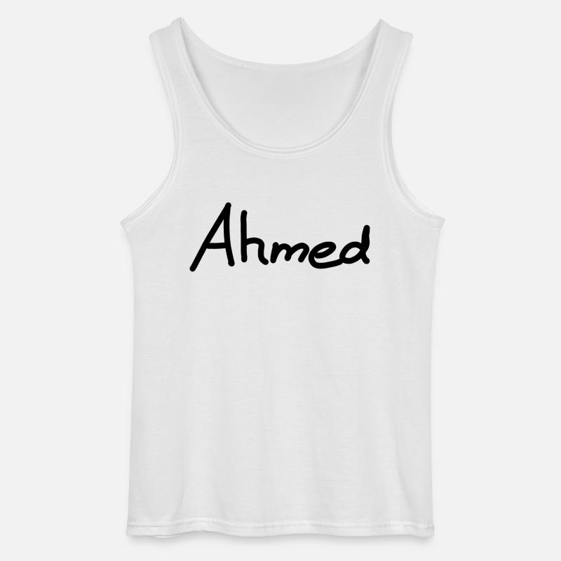 Ahmed - Gildan Männer Tank Top - Weiß