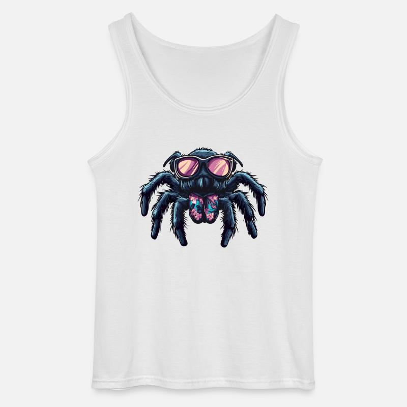 Tarantula Comic Funny Summer - Gildan Men’s Tank Top - white