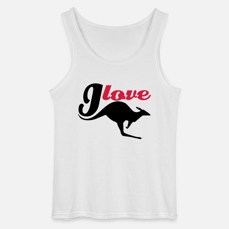 ilovekaenge2 - Gildan Männer Tank Top - Weiß
